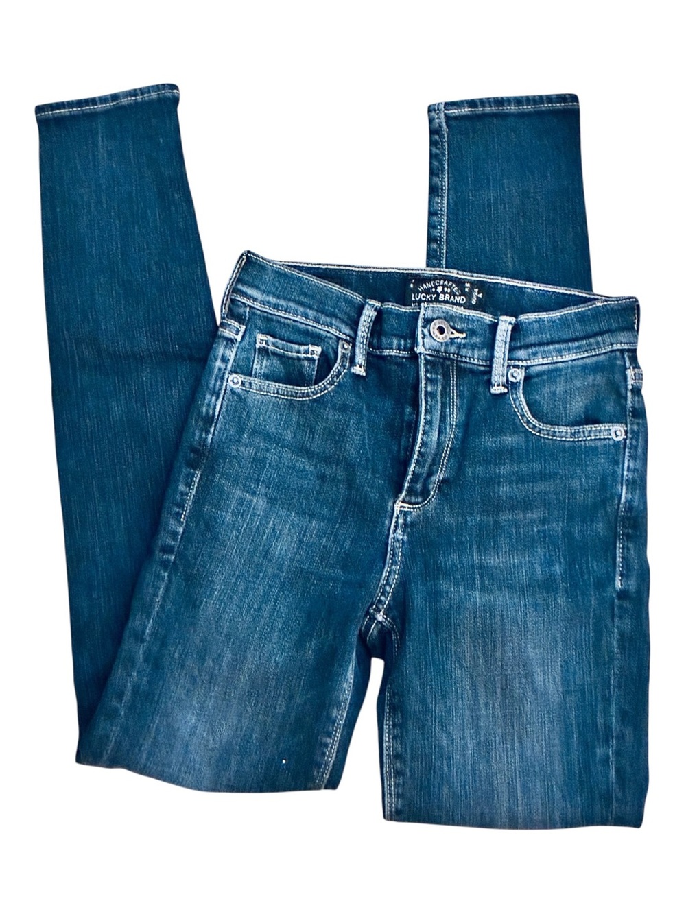Lucky Brand Deep Indigo Stretch Skinny Jeans